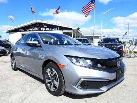 2020 Honda Civic for sale at One Vision Auto in Hollywood FL