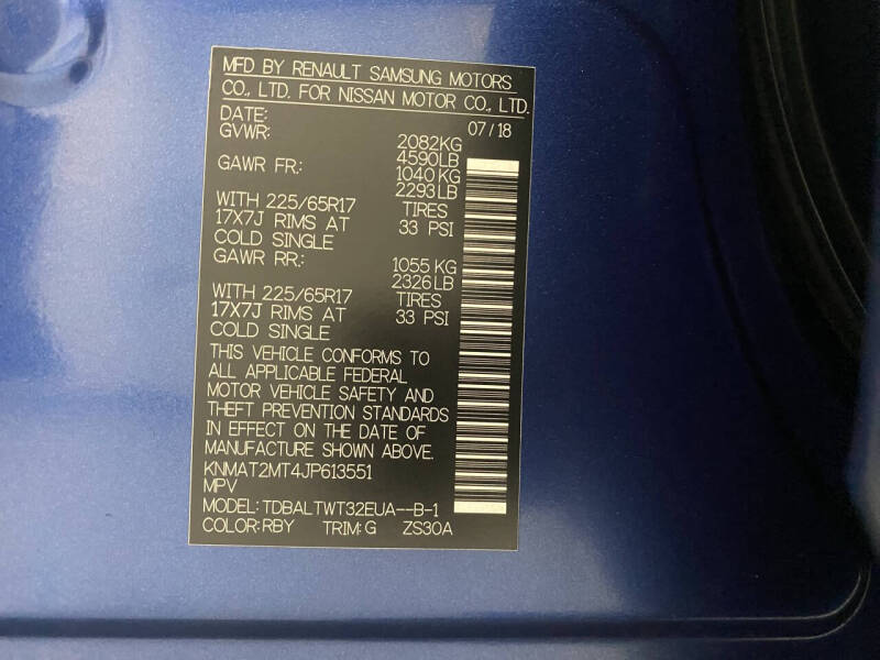 2018 Nissan Rogue SV