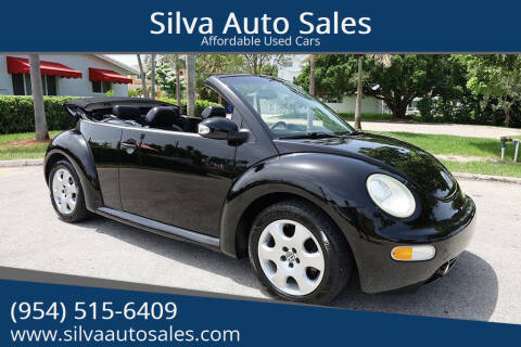 2003 Volkswagen New Beetle Convertible for sale at Silva Auto Sales in Lighthouse Point FL