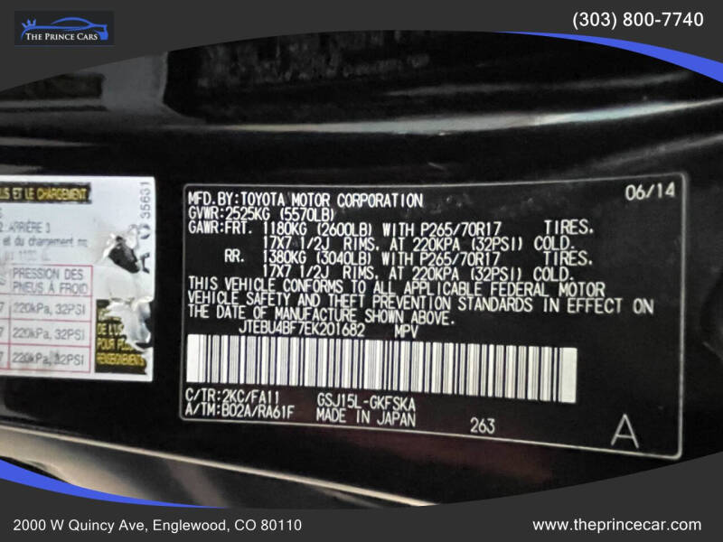 2014 Toyota FJ Cruiser