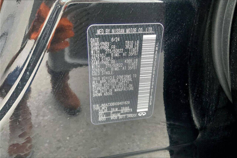 2025 Infiniti QX80 Sensory