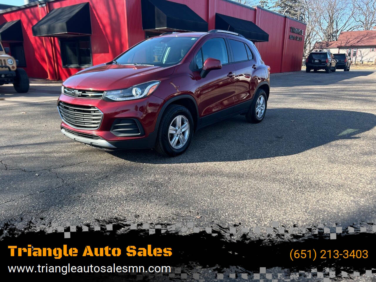 Red 2021 Chevrolet Trax LT AWD LT 4dr Crossover 1