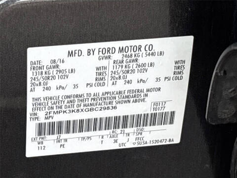 2016 Ford Edge Titanium