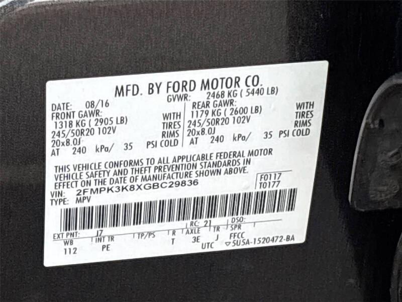 2016 Ford Edge Titanium