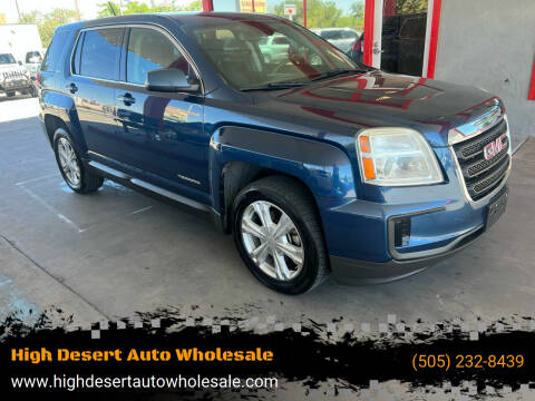 2017 GMC Terrain for sale at High Desert Auto Wholesale in Albuquerque NM