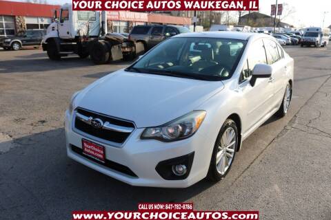 2012 Subaru Impreza for sale at Your Choice Autos - Waukegan in Waukegan IL