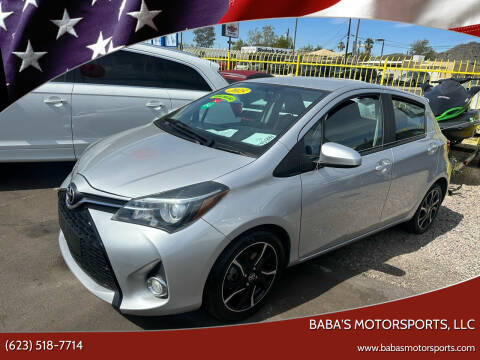 2015 Toyota Yaris for sale at Baba's Motorsports, LLC in Phoenix AZ