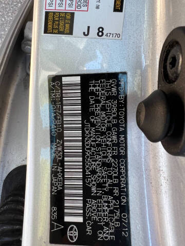 2012 Toyota Prius Two