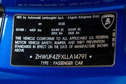 2020 Lamborghini Huracan EVO