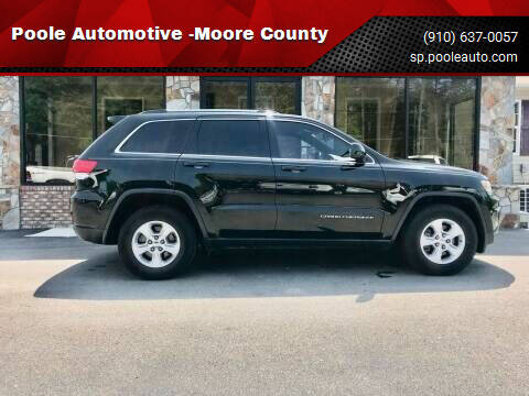 2014 Jeep Grand Cherokee for sale at Poole Automotive -Moore County in Aberdeen NC