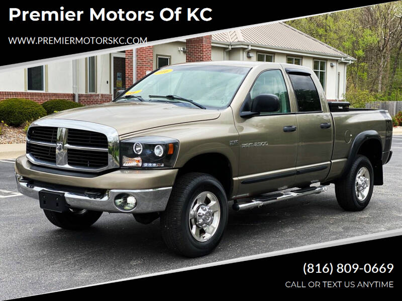 2006 Dodge Ram 2500 for sale at Premier Motors of KC in Kansas City MO