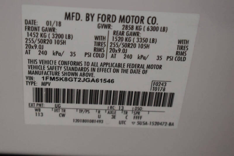 2018 Ford Explorer Sport