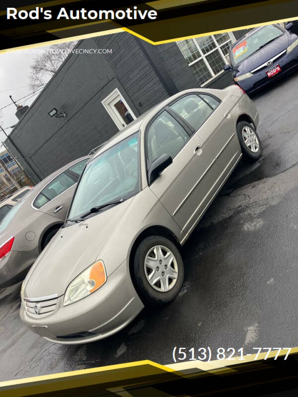 2003 Honda Civic for sale at Rod's Automotive in Cincinnati OH