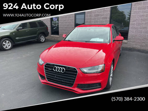 2015 Audi A4 for sale at 924 Auto Corp in Sheppton PA