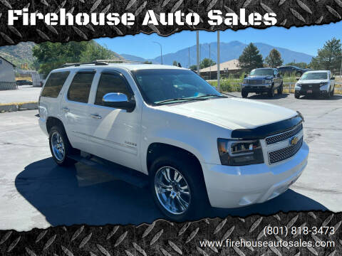 2013 Chevrolet Tahoe for sale at Firehouse Auto Sales in Springville UT