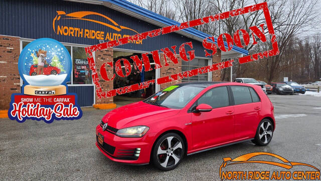 2015 Volkswagen Golf GTI for sale at North Ridge Auto Center LLC in Madison, OH