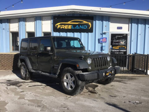 2015 Jeep Wrangler Unlimited for sale at Freeland LLC in Waukesha WI