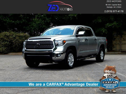 2020 Toyota Tundra for sale at Zed Motors in Raleigh NC