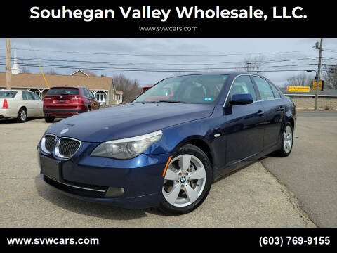 2008 BMW 5 Series for sale at Souhegan Valley Wholesale, LLC. in Derry NH