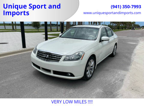 2007 Infiniti M35 for sale at Unique Sport and Imports in Sarasota FL