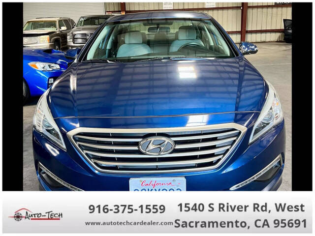 2015 Hyundai SONATA for sale at AUTO-TECH in WEST SACRAMENTO, CA