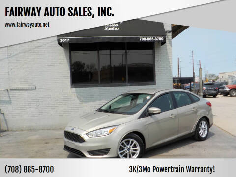 2015 Ford Focus for sale at FAIRWAY AUTO SALES, INC. in Melrose Park IL