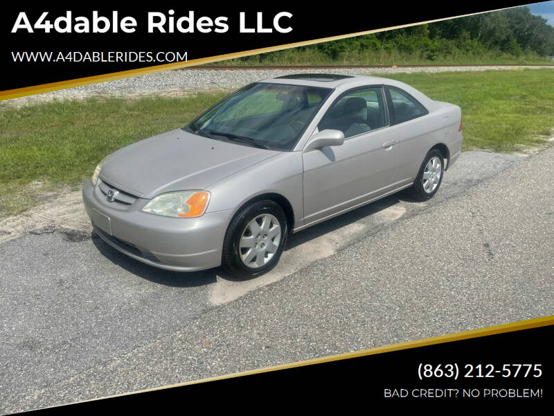 2002 Honda Civic for sale at A4dable Rides LLC in Haines City FL