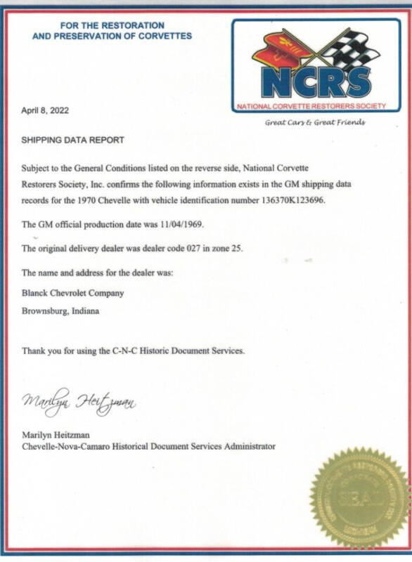 1970 Chevrolet Chevelle