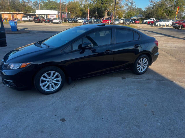 2012 Honda Civic for sale at Best Value Auto Sales LLC in Lufkin, TX