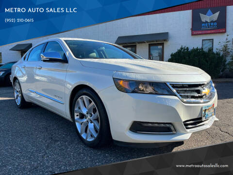 2014 Chevrolet Impala for sale at METRO AUTO SALES LLC in Lino Lakes MN
