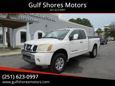 2005 Nissan Titan for sale at Gulf Shores Motors in Gulf Shores AL