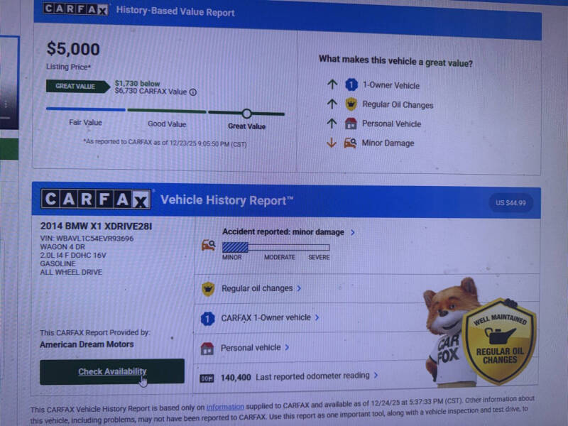 2014 BMW X1 xDrive28i