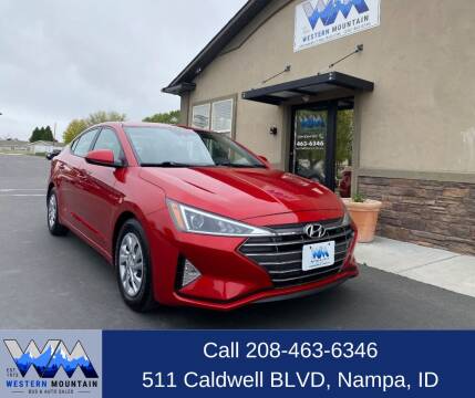 2020 Hyundai Elantra for sale at Western Mountain Bus & Auto Sales in Nampa ID