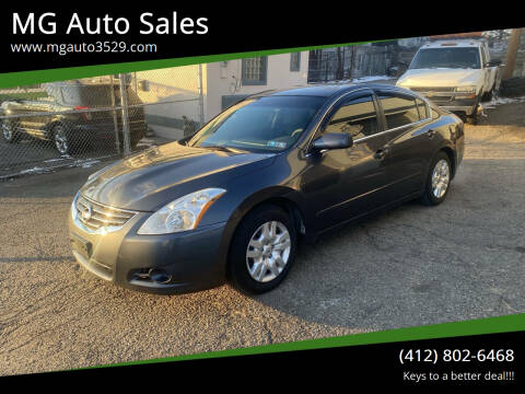 2012 Nissan Altima for sale at MG Auto Sales in Pittsburgh PA