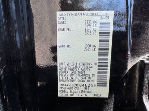 2009 Nissan Maxima 3.5 S