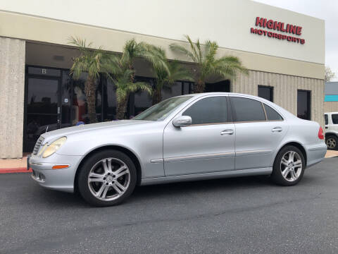 2006 Mercedes-Benz E-Class for sale at HIGH-LINE MOTOR SPORTS in Brea CA