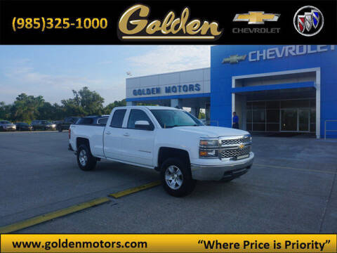 2015 Chevrolet Silverado 1500 for sale at GOLDEN MOTORS in Cut Off LA
