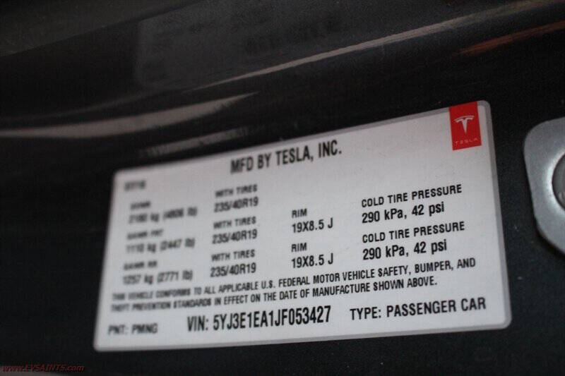 2018 Tesla Model 3 Long Range