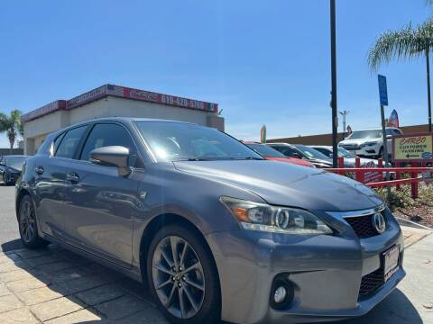 2012 Lexus CT 200h for sale at CARCO SALES & FINANCE #3 in Chula Vista CA