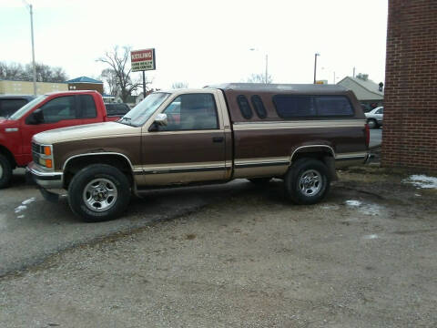 1988 Chevrolet C/K 1500 Series for sale at RICK'S AUTO SALES in Logansport IN