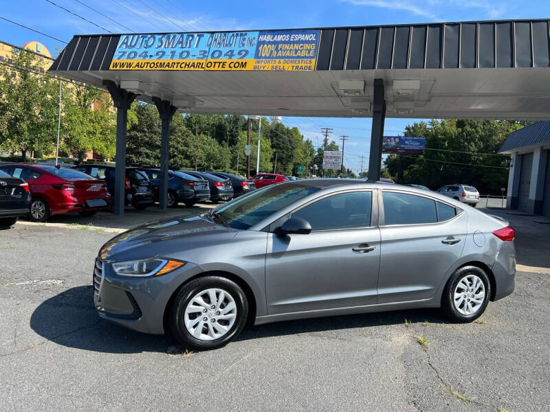 2018 Hyundai Elantra for sale at Auto Smart Charlotte in Charlotte NC