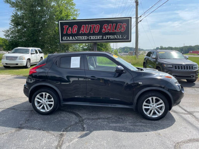 2014 Nissan JUKE for sale at T & G Auto Sales in Florence AL