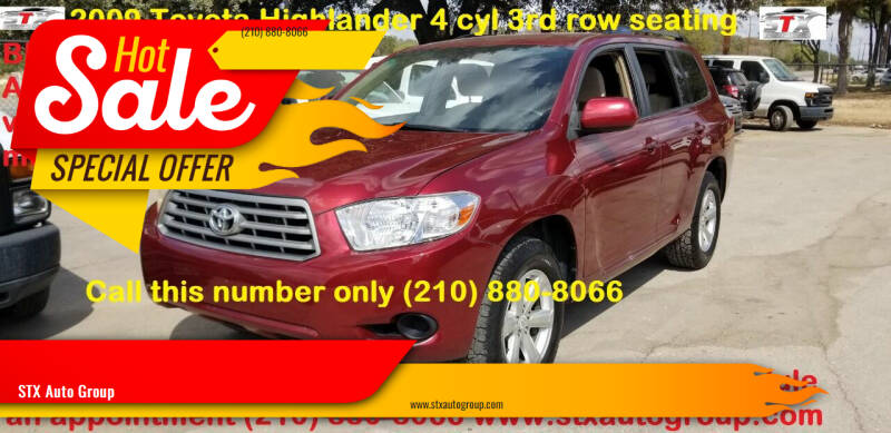 2009 Toyota Highlander for sale at STX Auto Group in San Antonio TX
