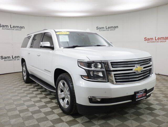 Used 2016 Chevrolet Suburban LTZ with VIN 1GNSKJKC1GR113341 for sale in Bloomington, IL