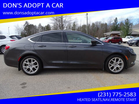 2015 Chrysler 200 for sale at DON'S ADOPT A CAR in Cadillac MI