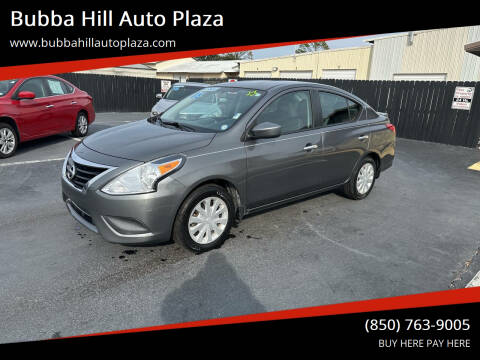 2018 Nissan Versa for sale at Bubba Hill Auto Plaza in Panama City FL