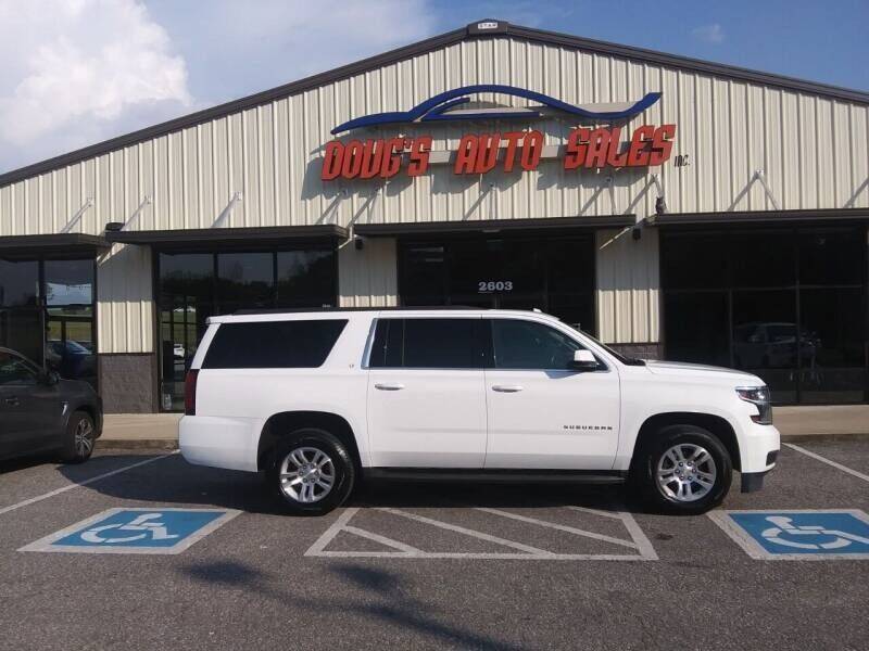 2015 Chevrolet Suburban for sale at DOUG'S AUTO SALES INC in Pleasant View TN