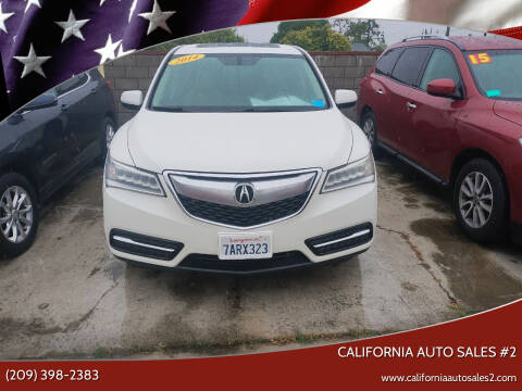 2014 Acura MDX for sale at CALIFORNIA AUTO SALES #2 in Livingston CA