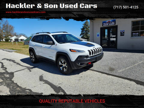 2014 Jeep Cherokee for sale at Hackler & Son Used Cars in Red Lion PA