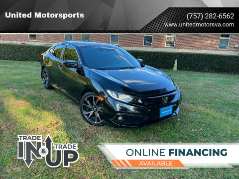 2021 Honda Civic for sale at United Motorsports in Virginia Beach VA